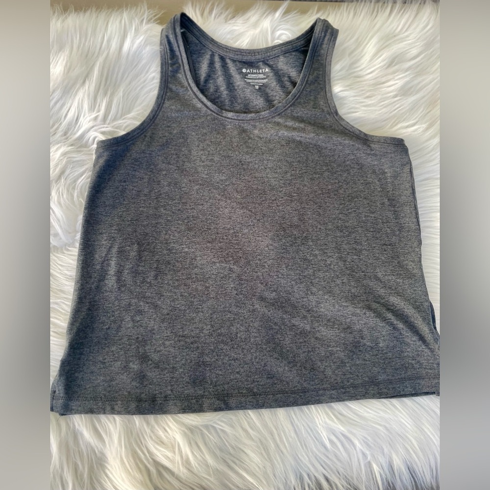 Athleta Gray Uptempo Activewear Tank Top - XS